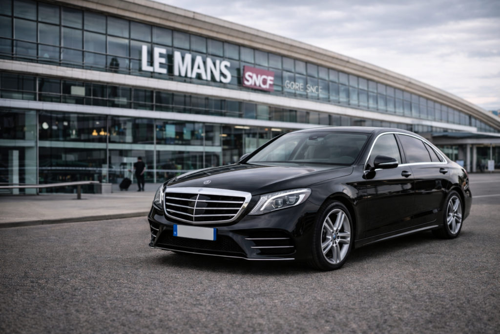 Chauffeur VTC premium au Mans avec Mercedes classe S