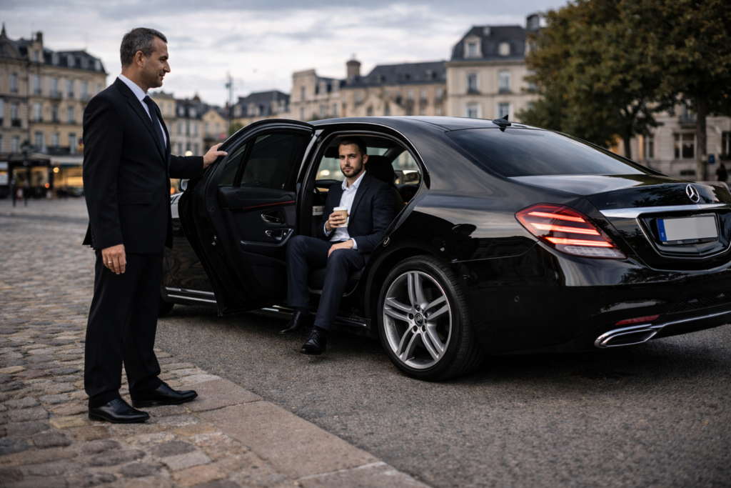 Mise à disposition avec chauffeur VTC au Mans en Mercedes Classe S